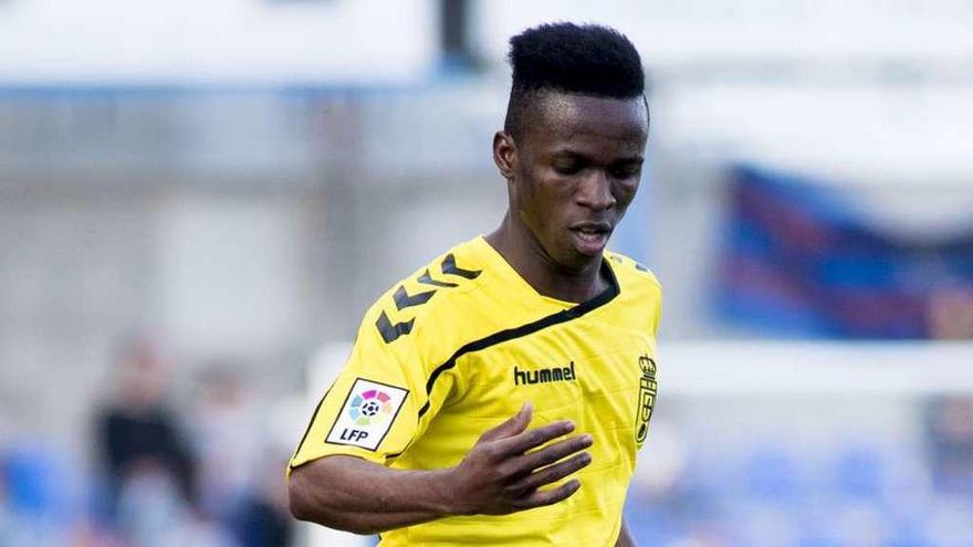 Koné, con la camiseta del Oviedo hace dos temporadas.