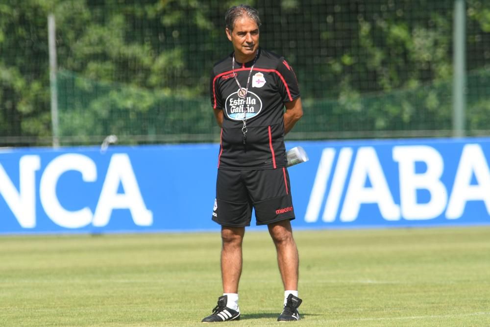 La plantilla deportivista ha tenido este viernes, 13 de julio de 2018, doble sesión de entrenamiento.