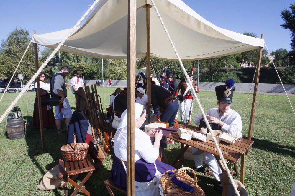 Recreació d''una batalla dels setges napoleònics a Fontajau