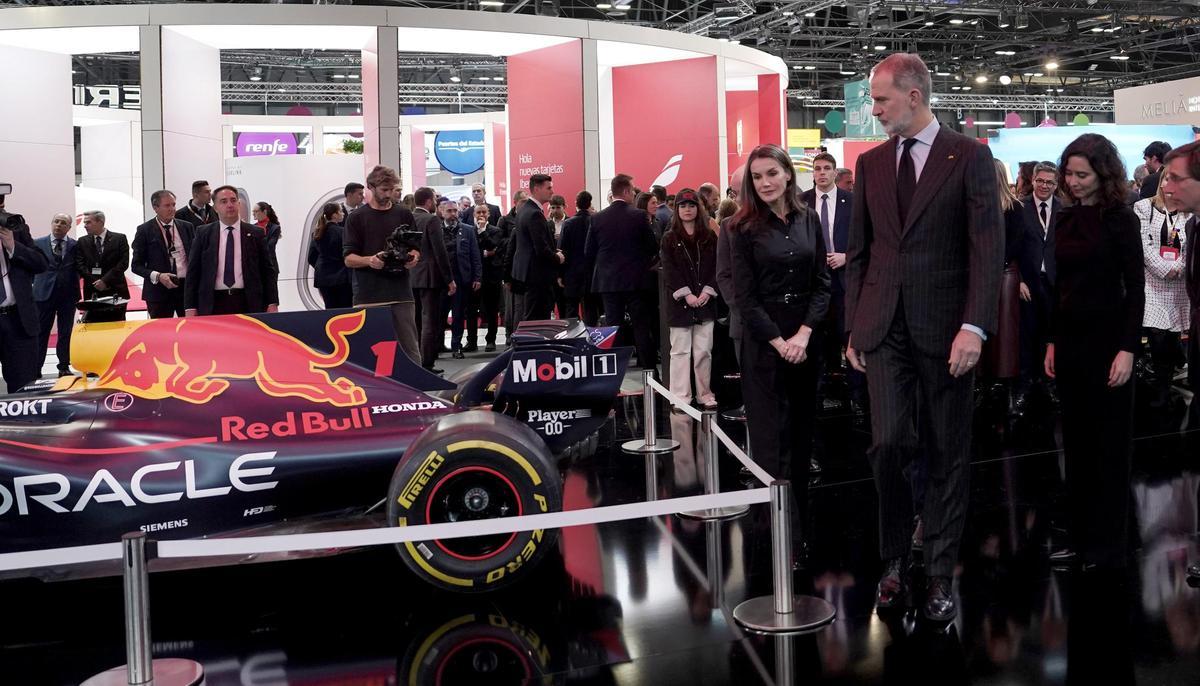 Los reyes Felipe VI y Letizia en la inauguración de Fitur 2026.