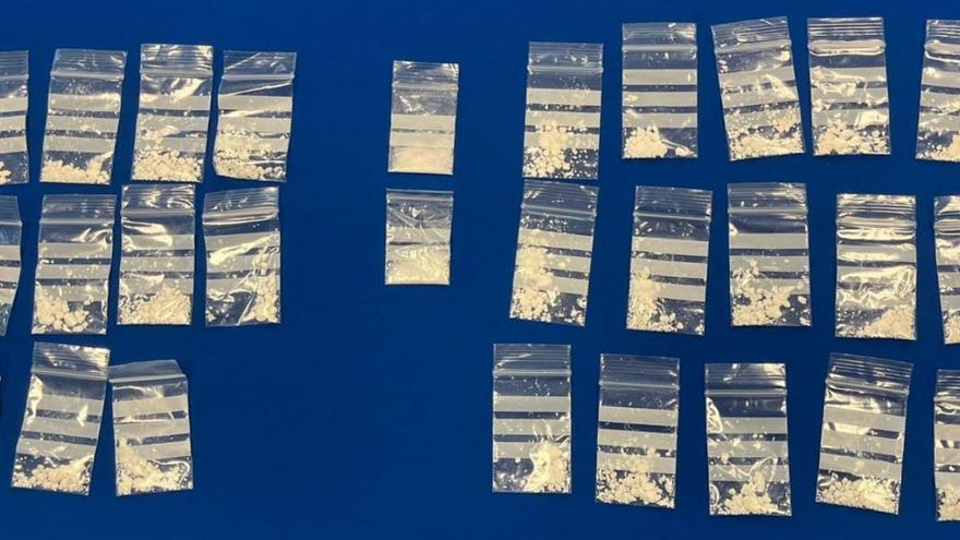 Drogas intervenidas por la Policía durante un control en Ibiza. | POLICÍA NACIONAL