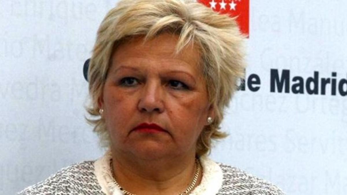 La presidenta de la Asociación de Víctimas del Terrorismo (AVT), Ángeles Pedraza, en abril pasado.