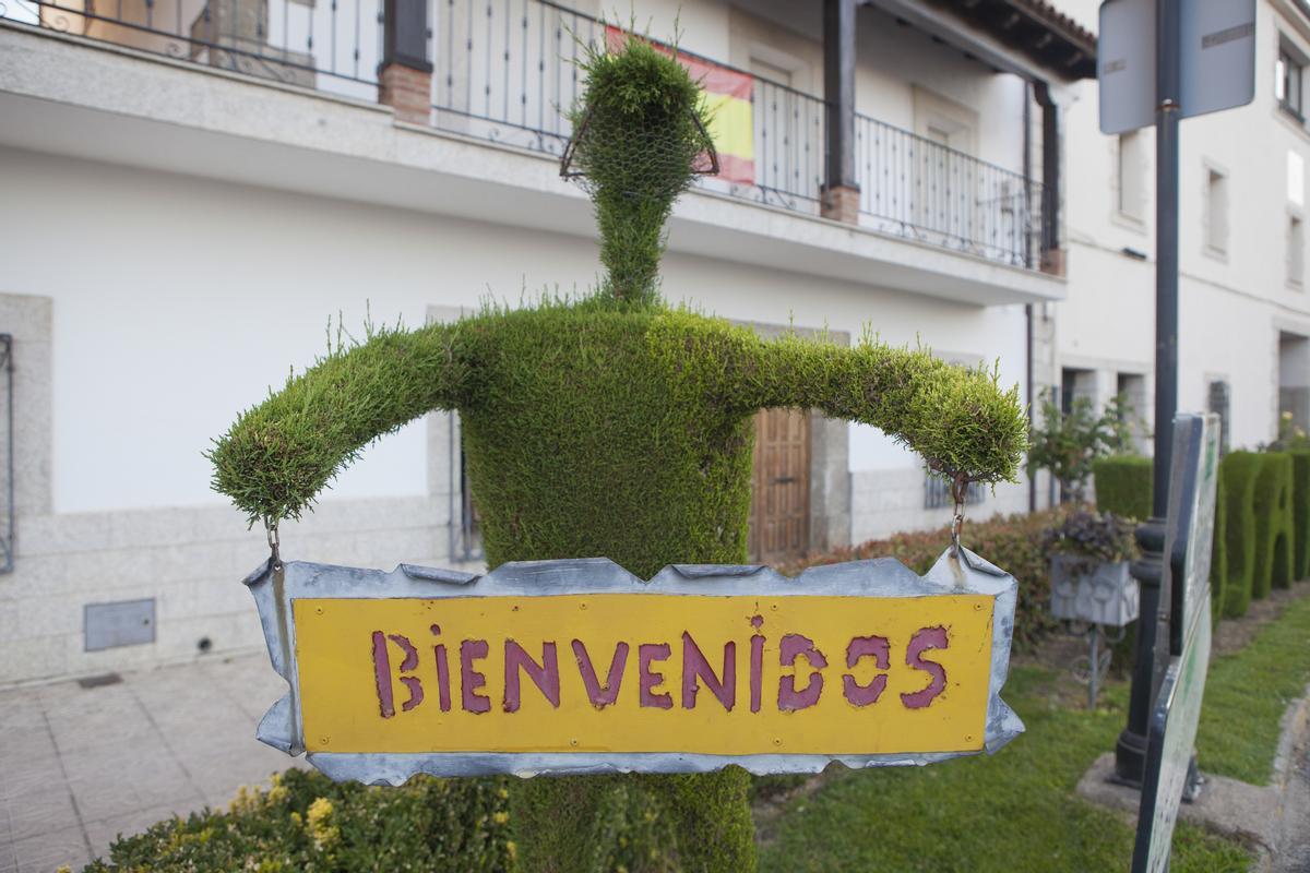 Cartel de entrada a Losar de la Vera