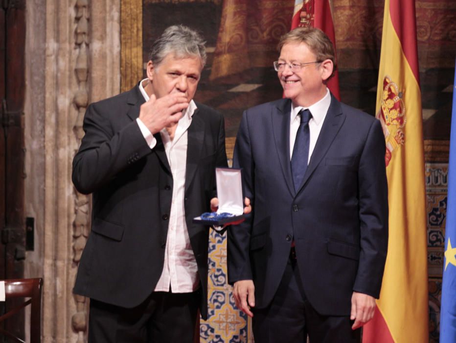 Acto institucional por el 9 d'Octubre en el Palau de la Generalitat