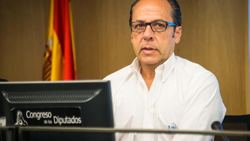 Álvaro Pérez durante su comparecencia en el Congreso de los Diputados en la comisión de investigación sobre la financiación del PP.