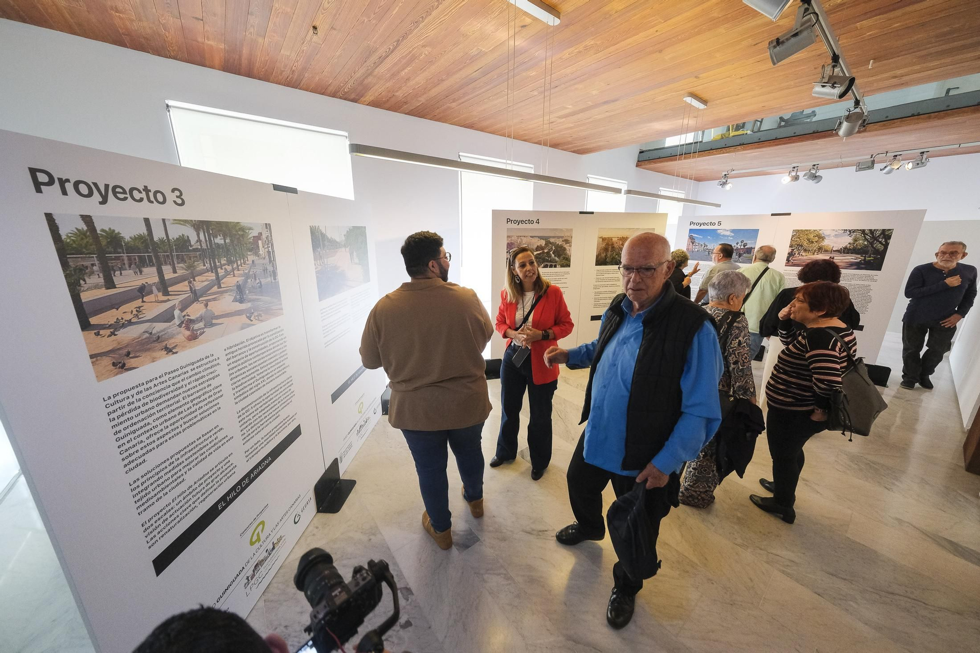 Presentación de anteproyectos finalistas del paseo Guiniguada