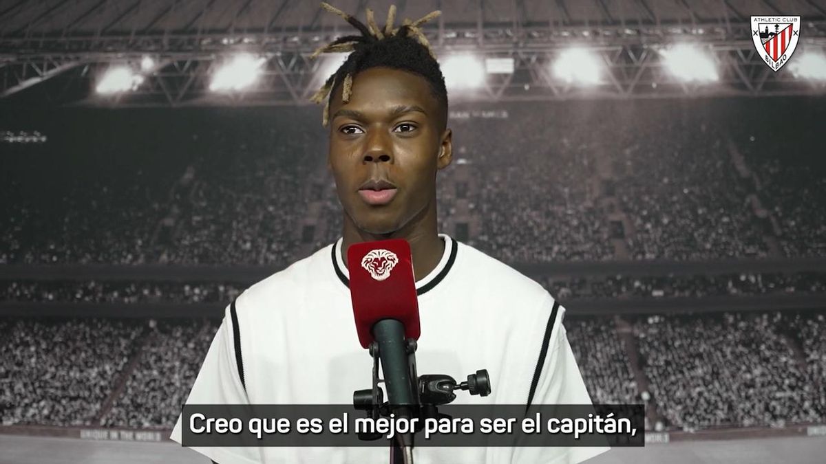 Nico Williams: &quot;Me gustaría seguir haciendo historia en San Mamés&quot;