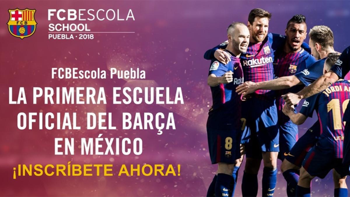 La FCB Escola abrirá sus puertas en Puebla