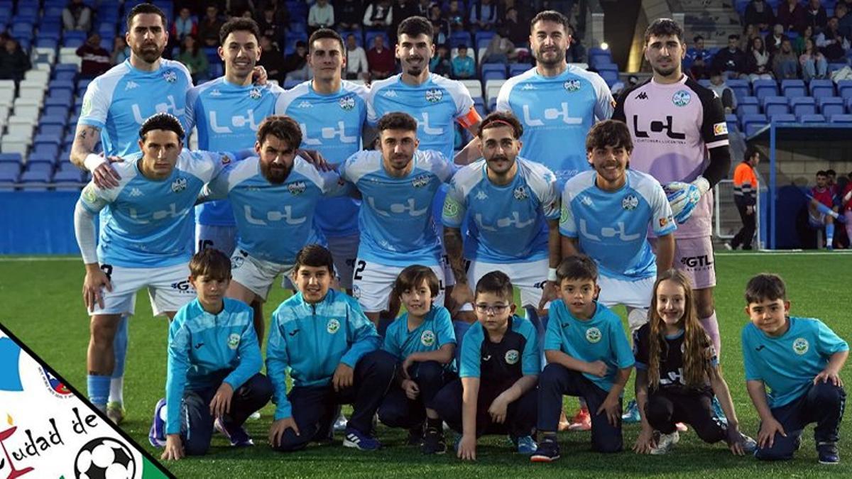 Once inicial del Ciudad de Lucena ante el Chiclana.