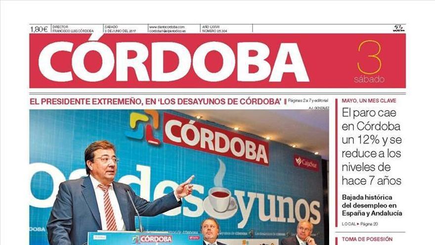 La portada de CÓRDOBA