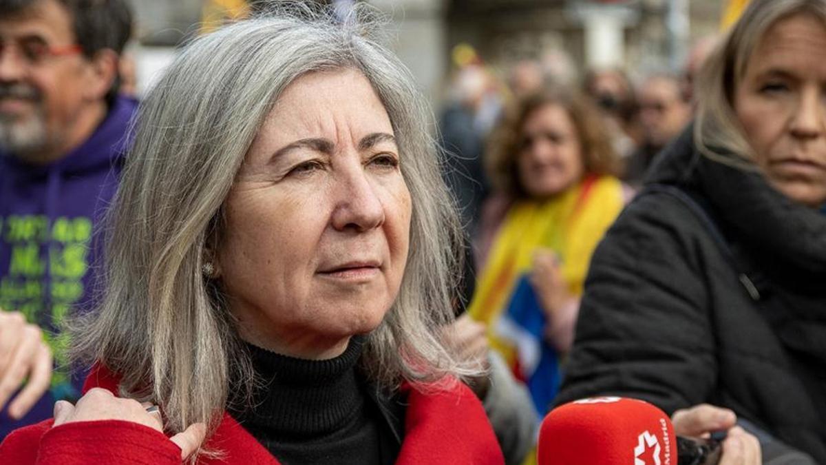 La presidenta de la ANC, Dolors Feliu.