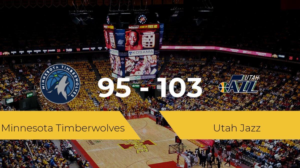 Victoria de Utah Jazz ante Minnesota Timberwolves por 95-103