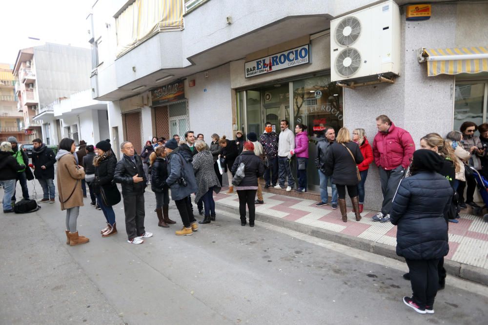 Manifestació per la nena morta de Blanes