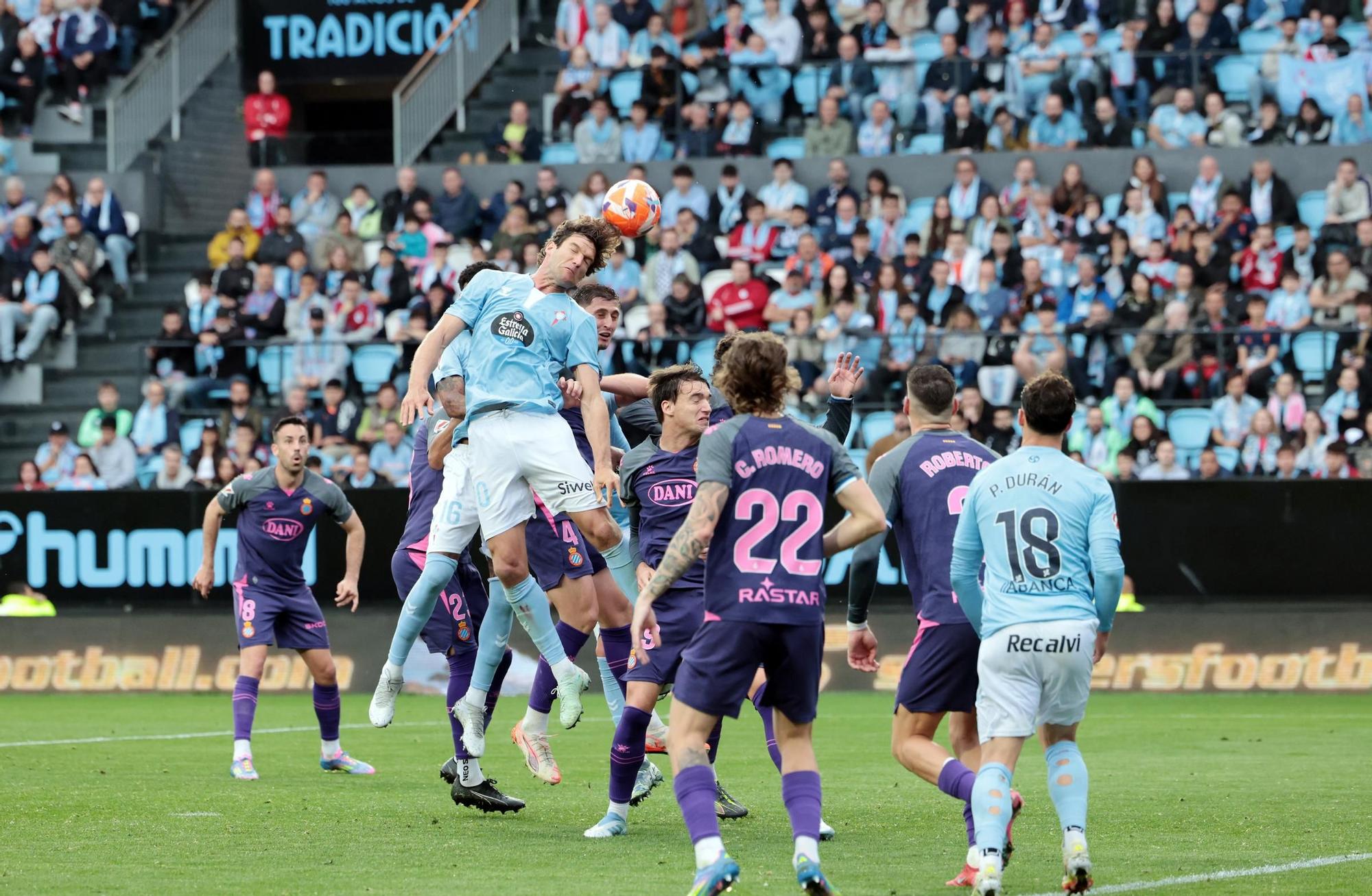 Las mejores imágenes del Celta - Espanyol