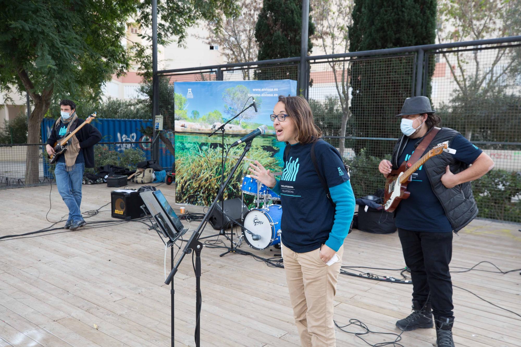 Música reciclada por la posidonia