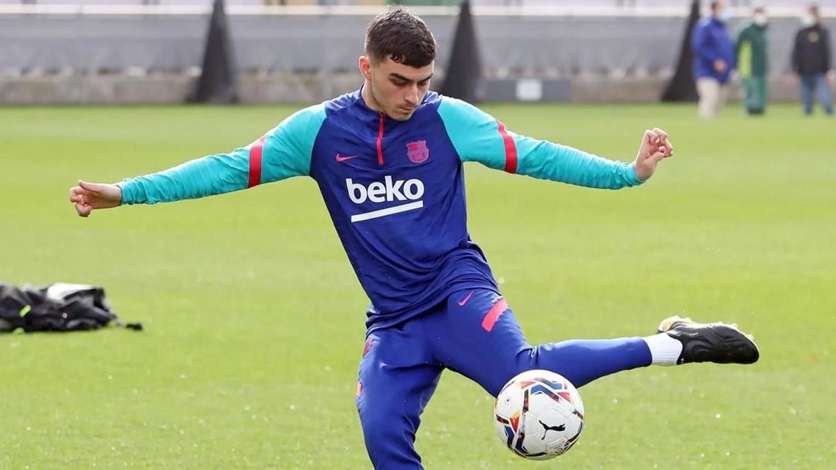 Así ha sido el entrenamiento del FC Barcelona... ¡con Pedri!