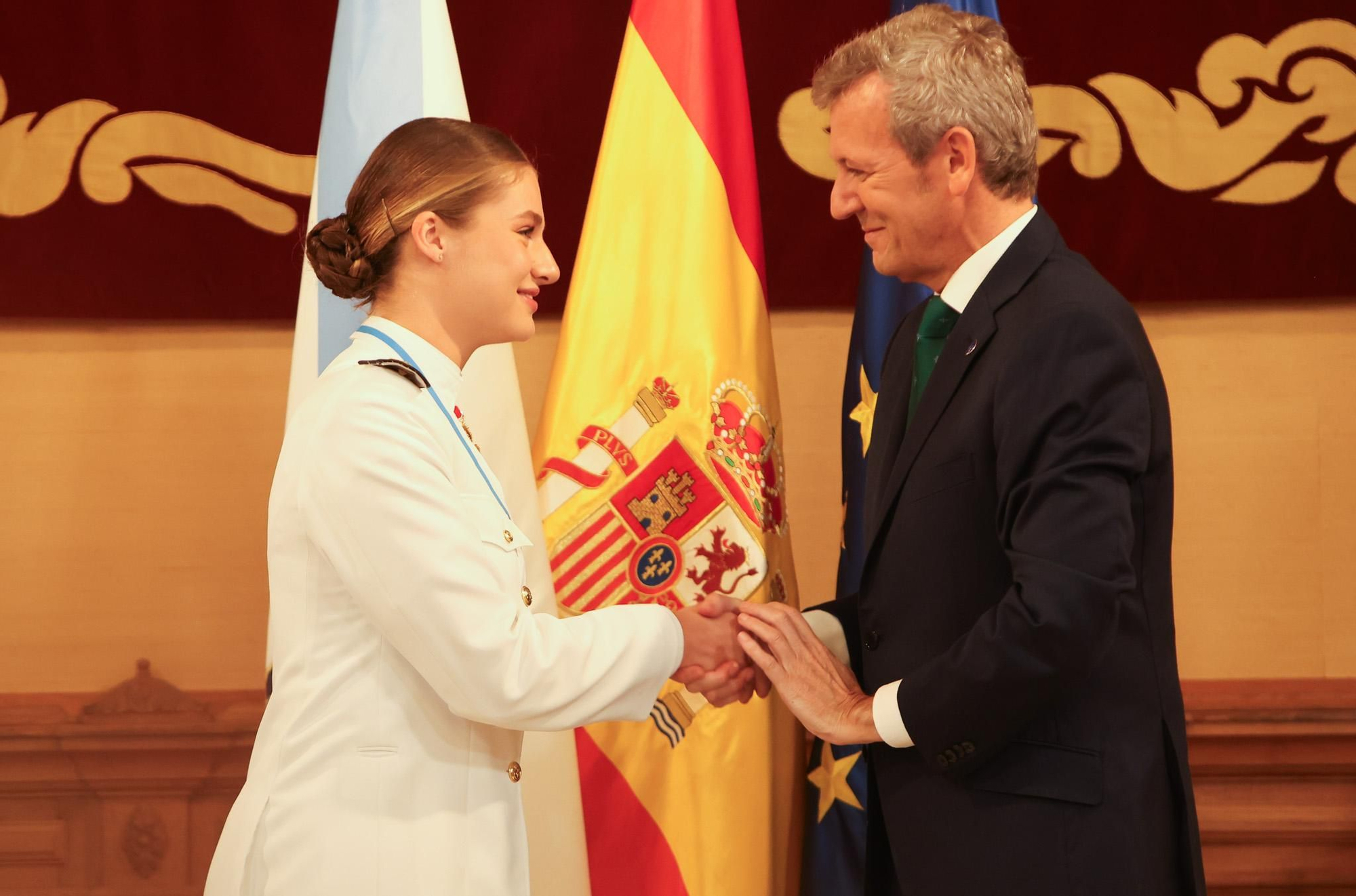La princesa Leonor recibe la Medalla de Galicia