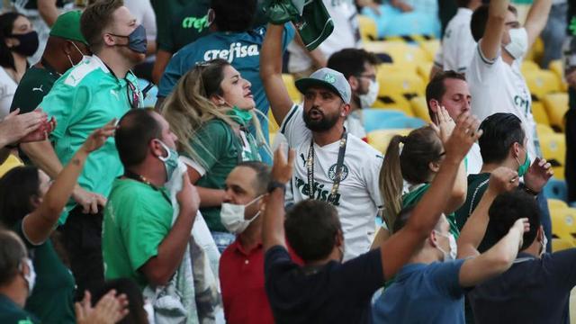 Aficionados de Palmeiras.