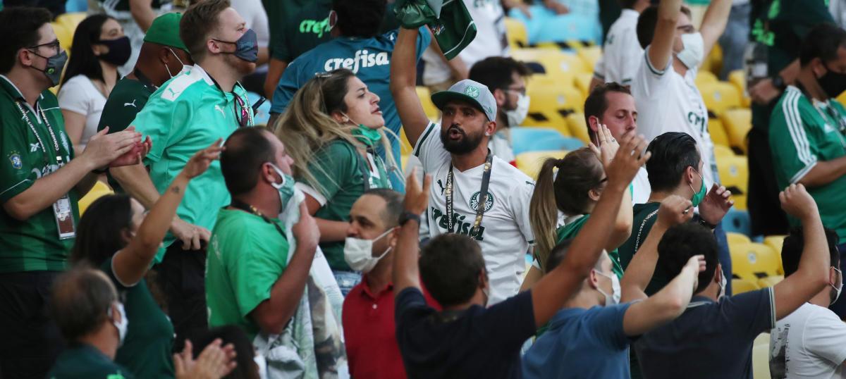 Aficionados de Palmeiras.