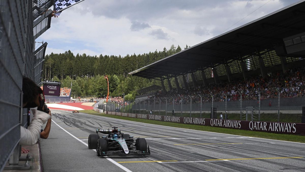George Russell ganó el Gran Premio de Austria de 2024.