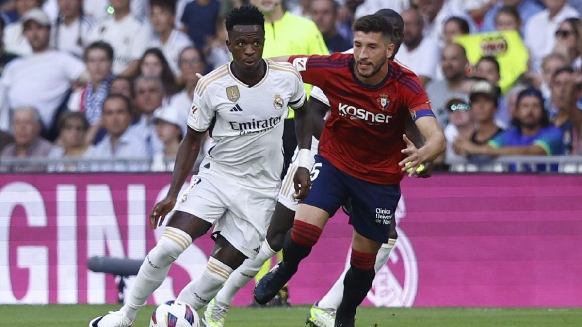 Vinicius fue uno de los grandes destacados del Real Madrid-Osasuna