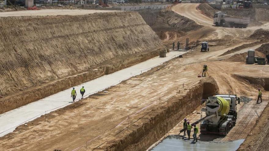 Las obras de Tempe en Elche, en imagen de archivo