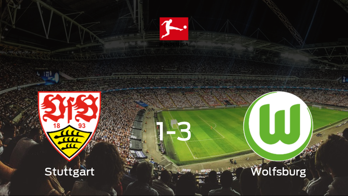 El VfL Wolfsburg doblega al Stuttgart por 1-3