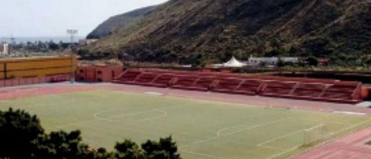 Vista exterior del polideportivo municipal de San Sebastián.