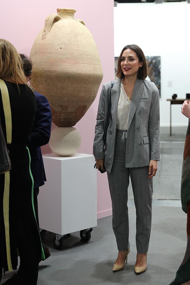 Tamara Falco durante su visita a la feria Arco