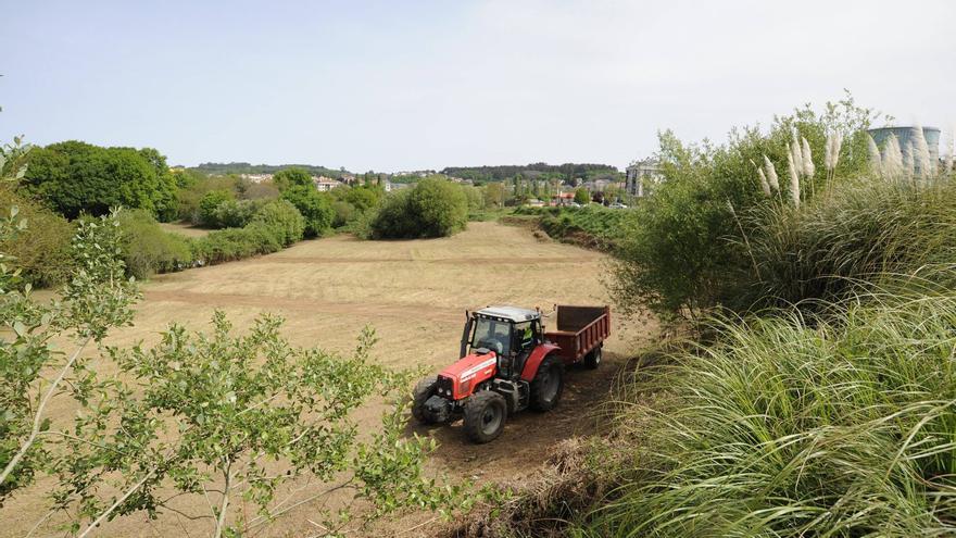 Habilitan un aparcamiento en los terrenos de la futura área deportiva de Lalín