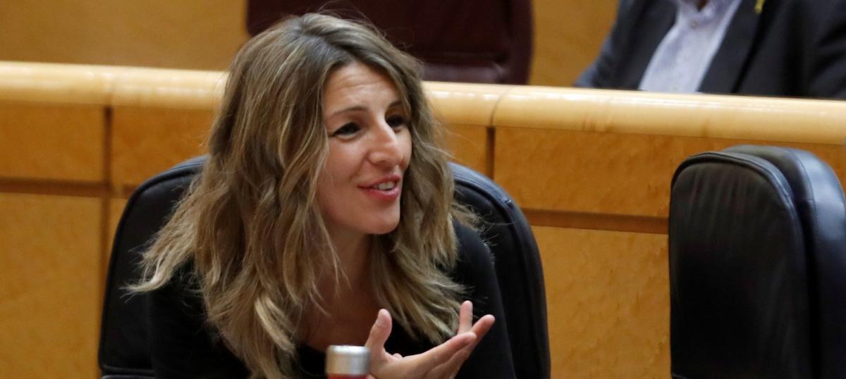 La ministra Yolanda Díaz.