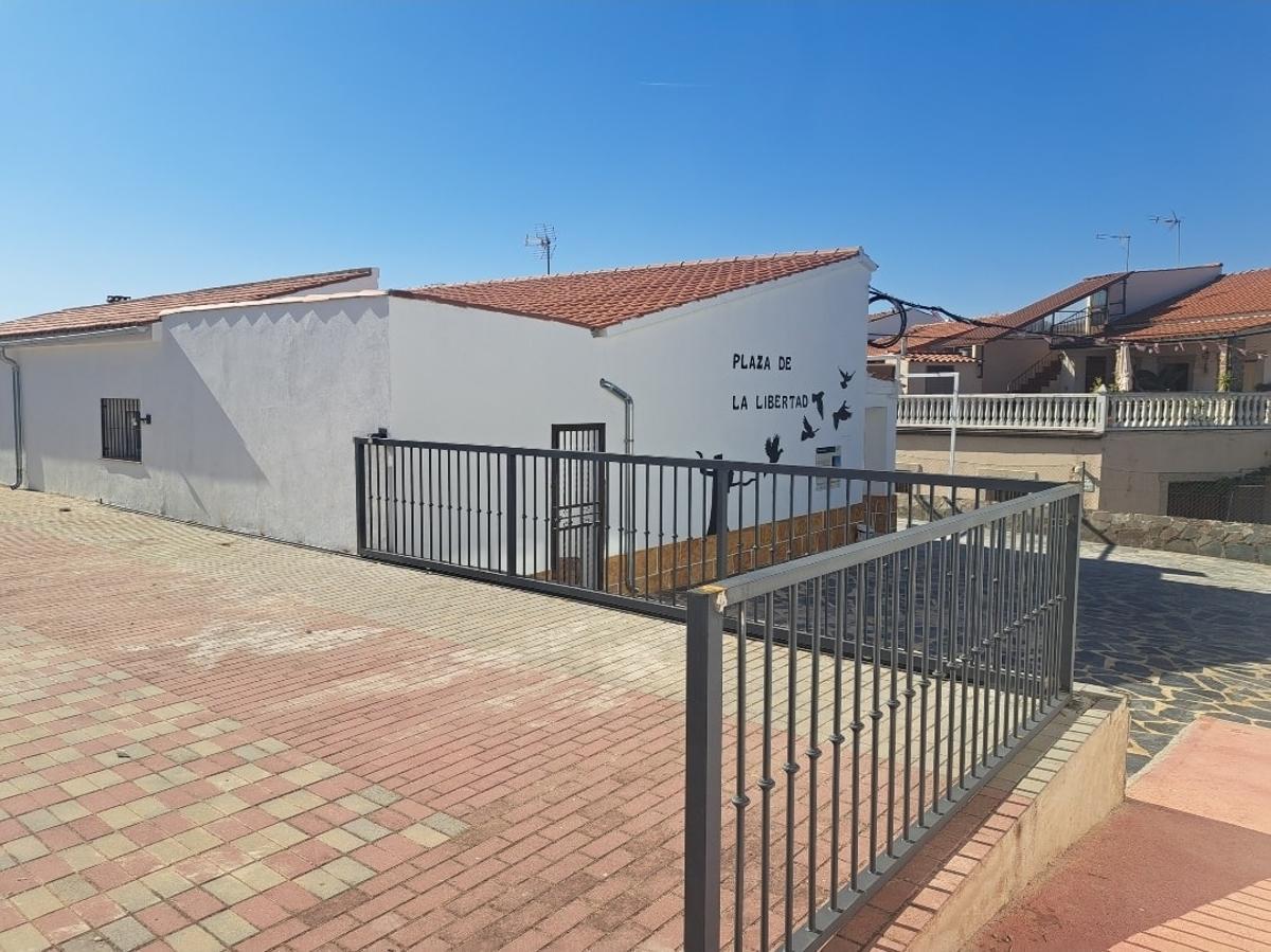 Instalaciones de la plaza de la Libertad, donde está el nuevo servicio.