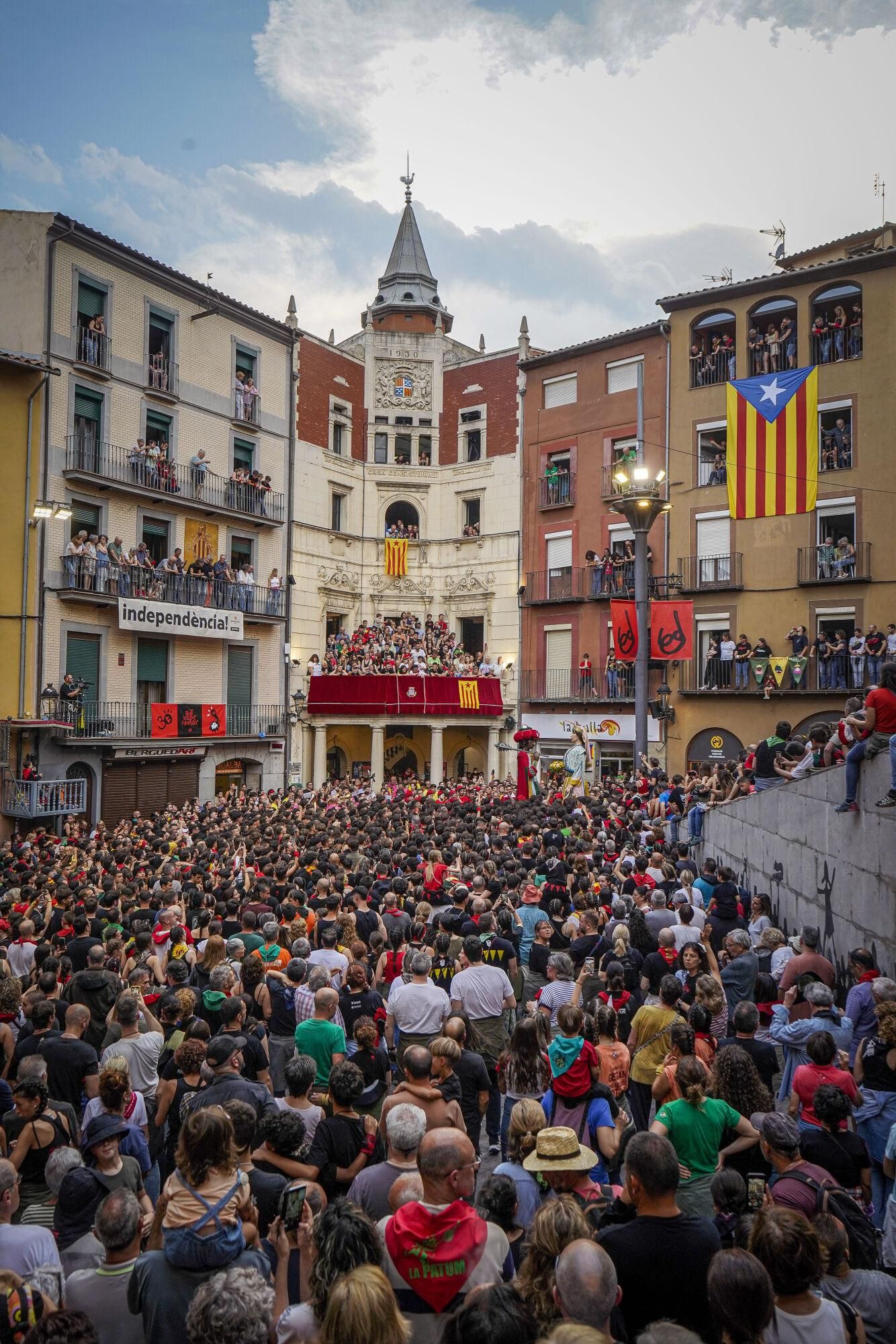 Així s'ha viscut el passacarrers de Patum de dissabte