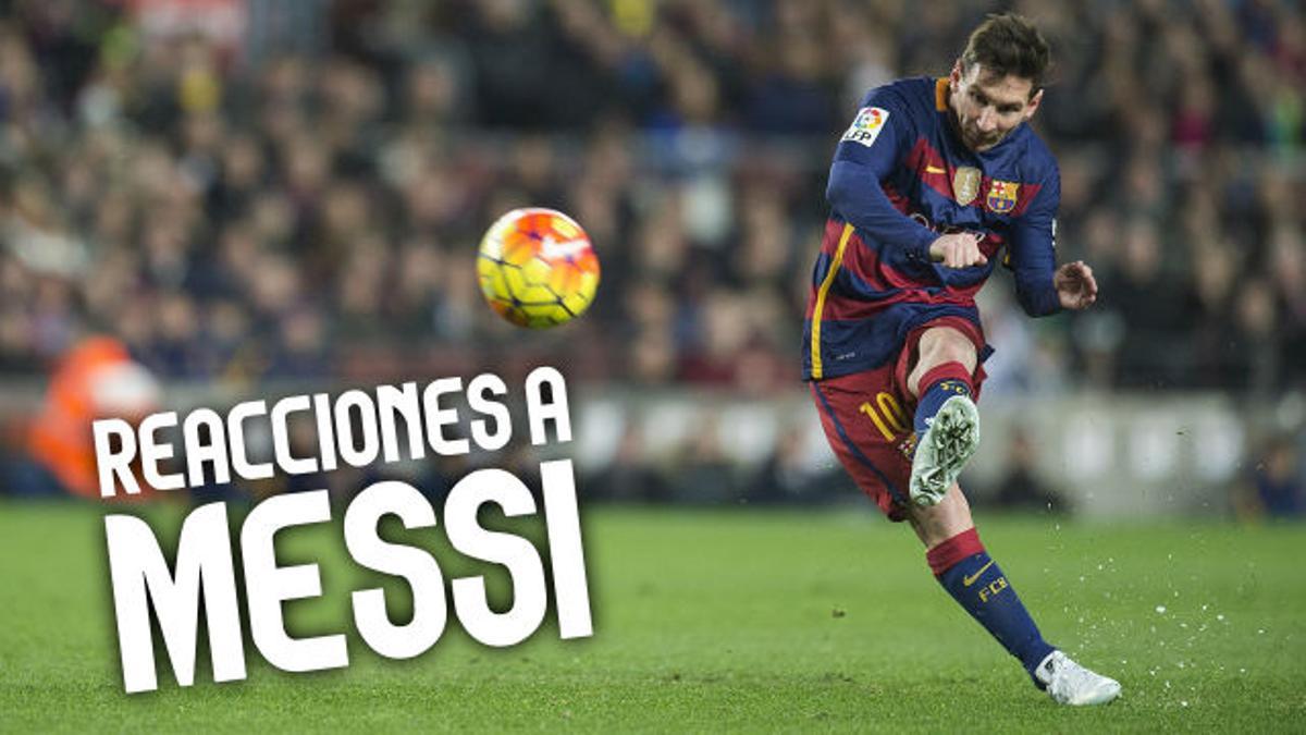 Así reaccionan los aficionados del Barça a los mejores goles de falta de Leo Messi