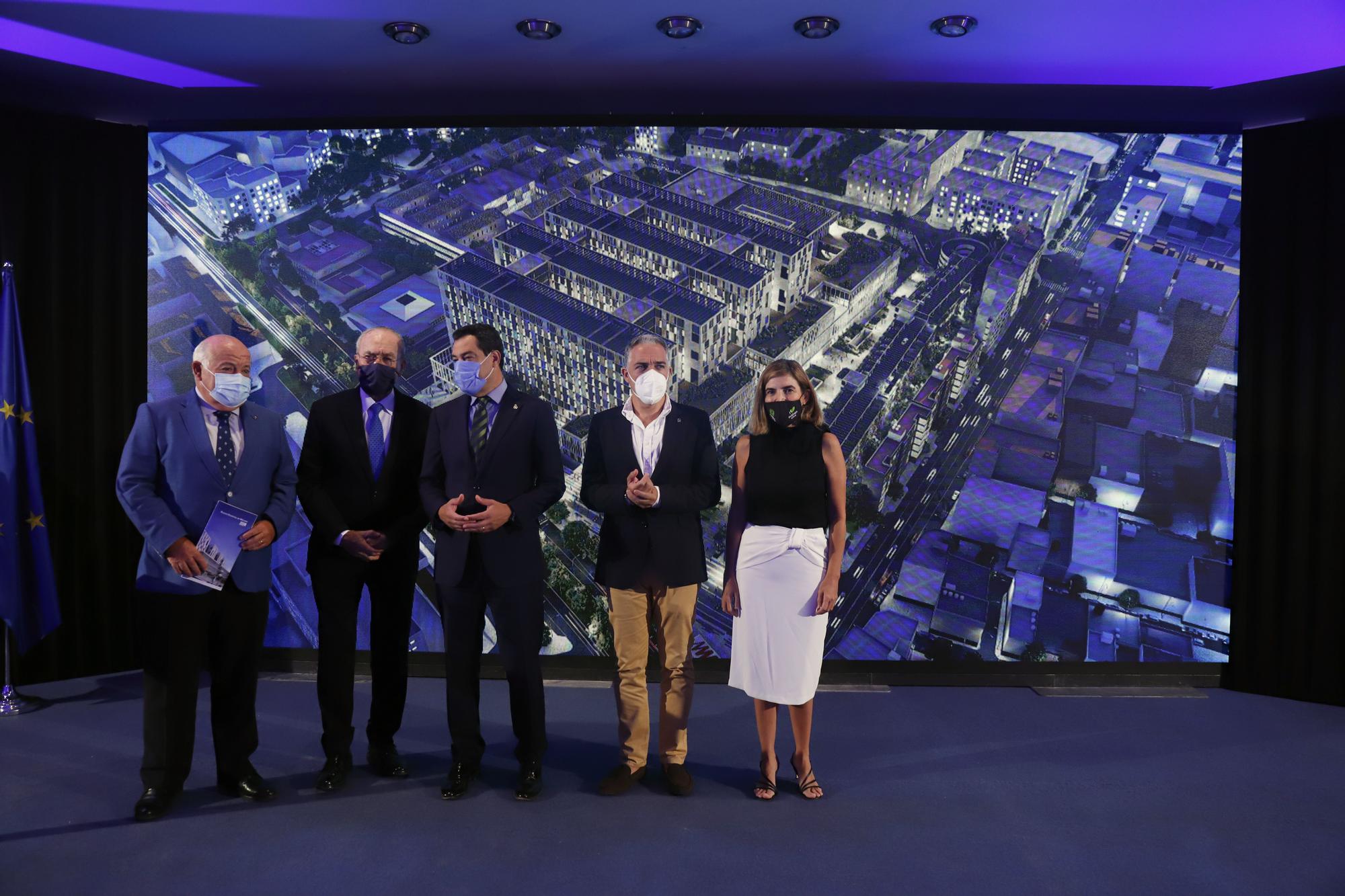 Presentación del anteproyecto del tercer hospital de Málaga.