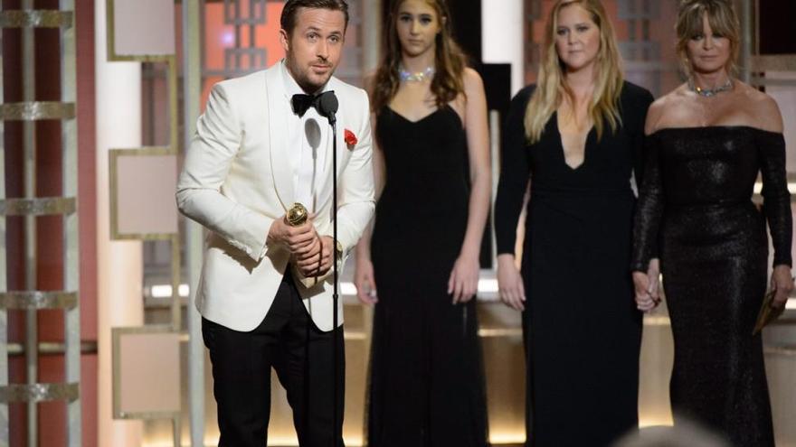 El emotivo discurso de Ryan Gosling al recoger el Globo de Oro por &#039;La La Land&#039;
