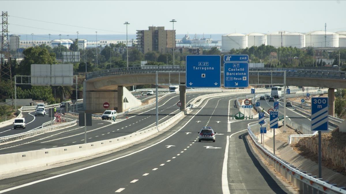 El tramo de la A-27  entre El Morell y Tarragona