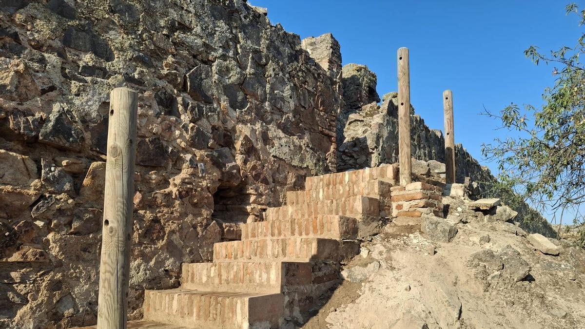 Obras en el Castillo de Medellín.