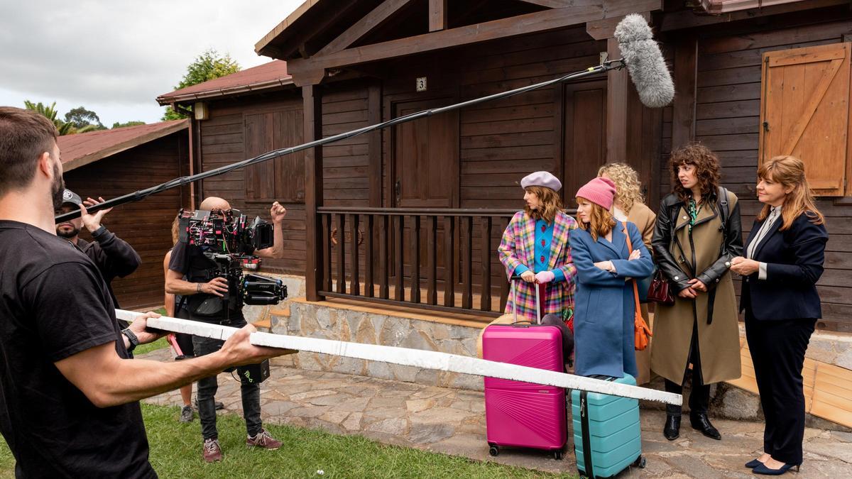 Un rodaxe n'Asturies.