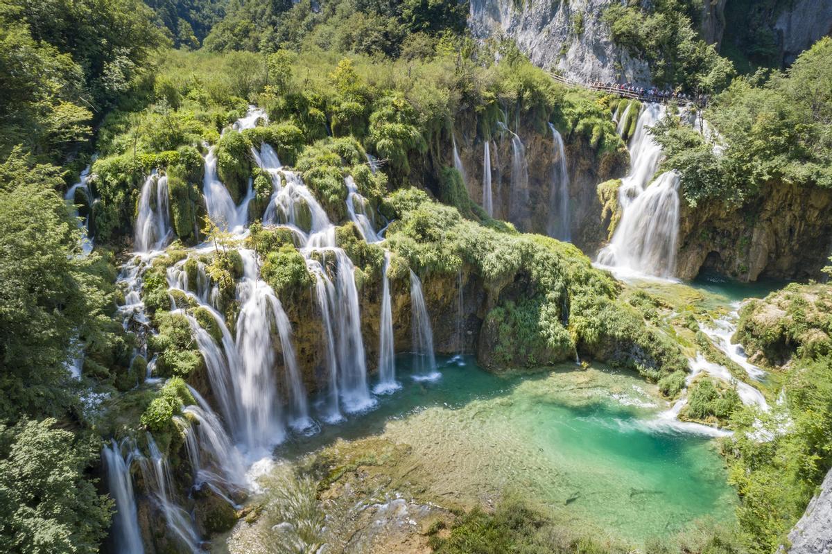 Cascadas del Parque Nacional de los Lagos de Plitvice