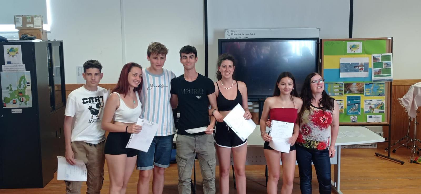 Alumnos de secundaria de Ibiza de Erasmus por Europa