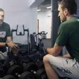 Ibon Navarro, entrenador del Unicaja, en el gimnasio de las instalaciones deportivas del club