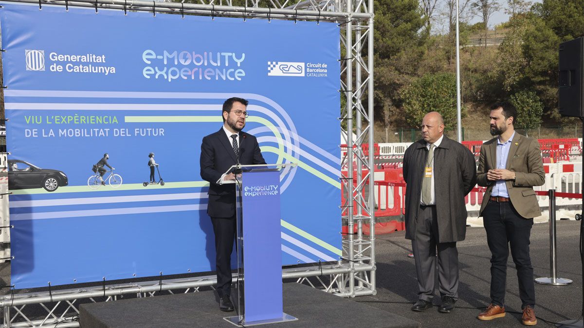 Pere Aragonés ha inaugurado la e-Mobility Experience