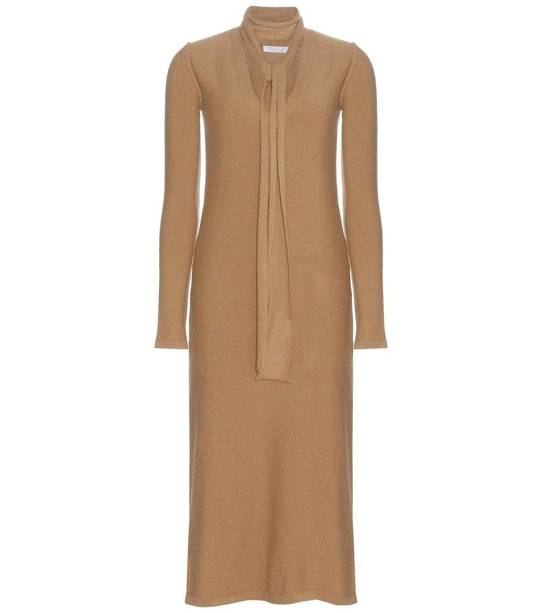 Vestido camel, Chloé (525 €)