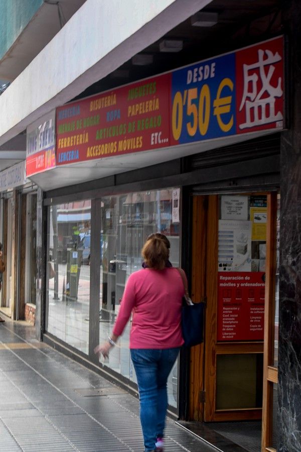 Comercios chinos en la capital grancanaria