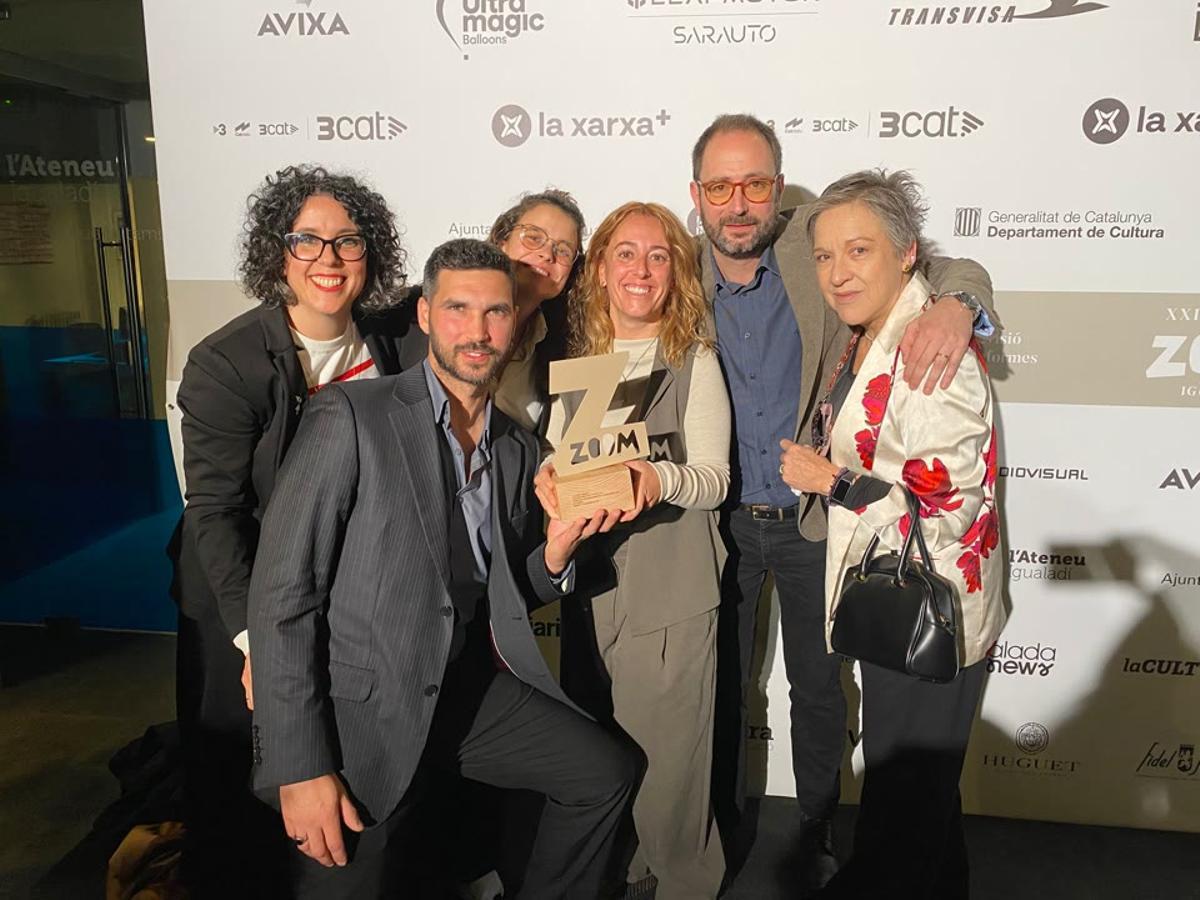 Premio Zoom al equipo de 'tvmataró'.