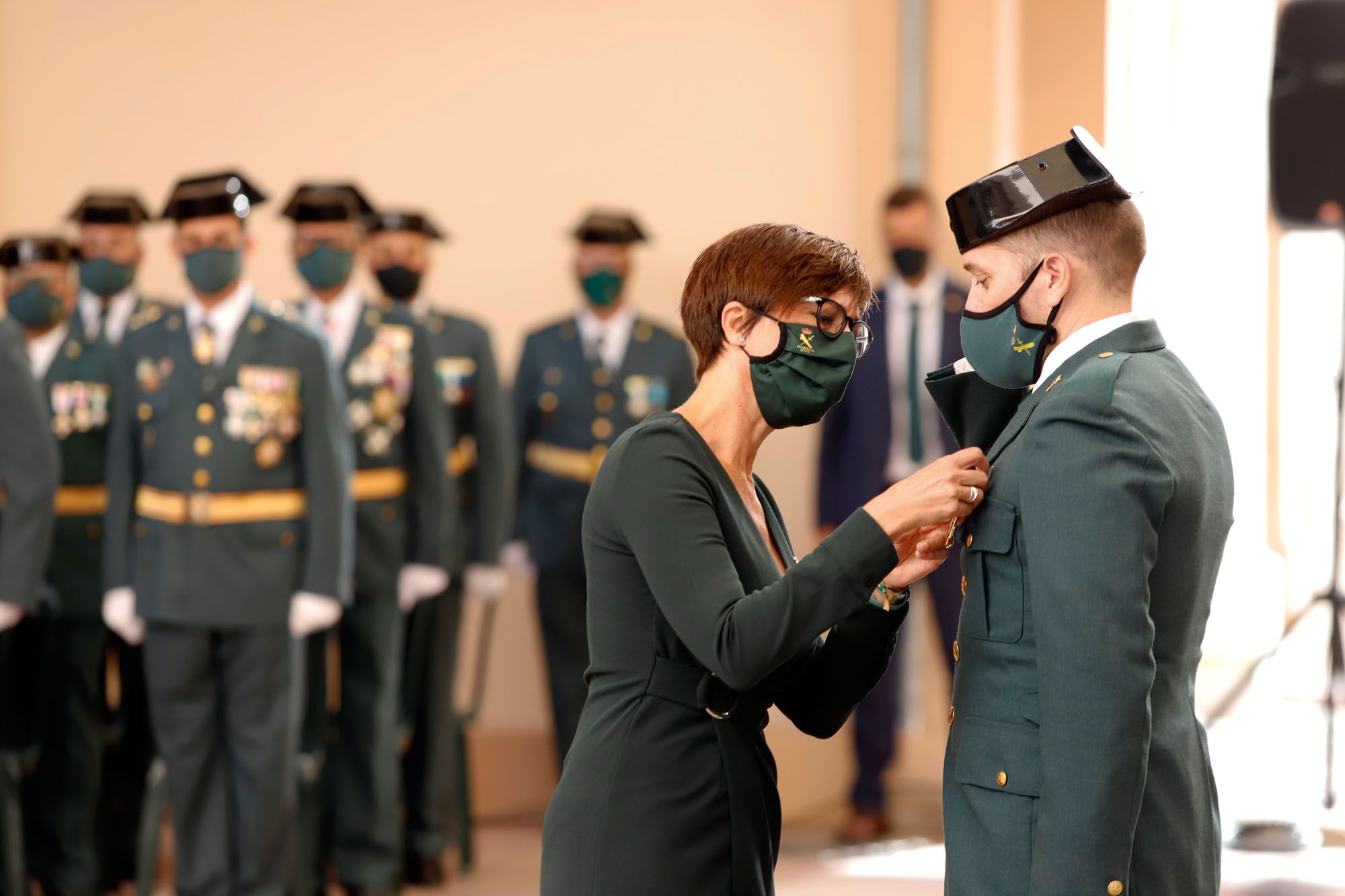 Celebración de la patrona de la Guardia Civil en la Comandancia de Málaga