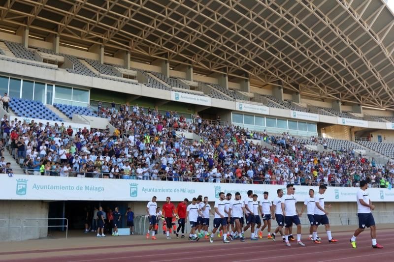 Entrenamiento de puertas abiertas del Málaga CF