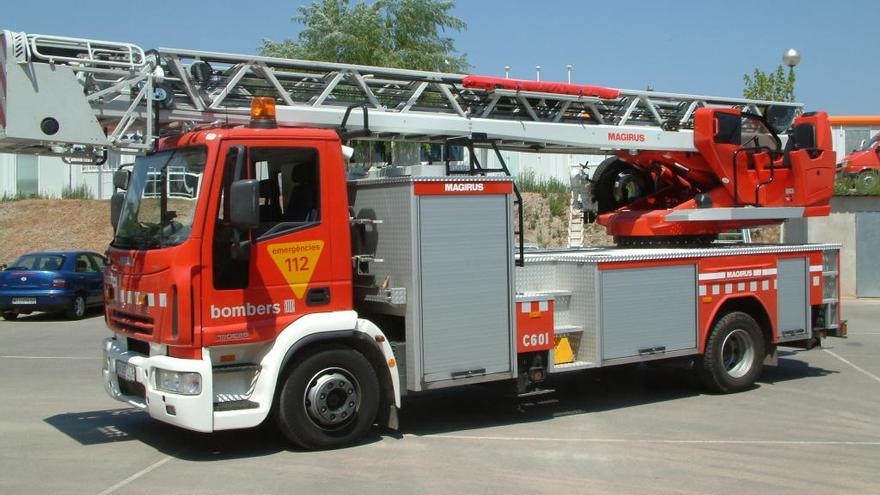 Imatge d&#039;arxiu d&#039;un vehicle dels Bombers de Manresa