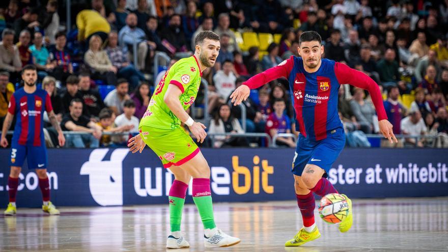 Al Jimbee Cartagena le sale cruz el intercambio de golpes con el Barça (8-6)